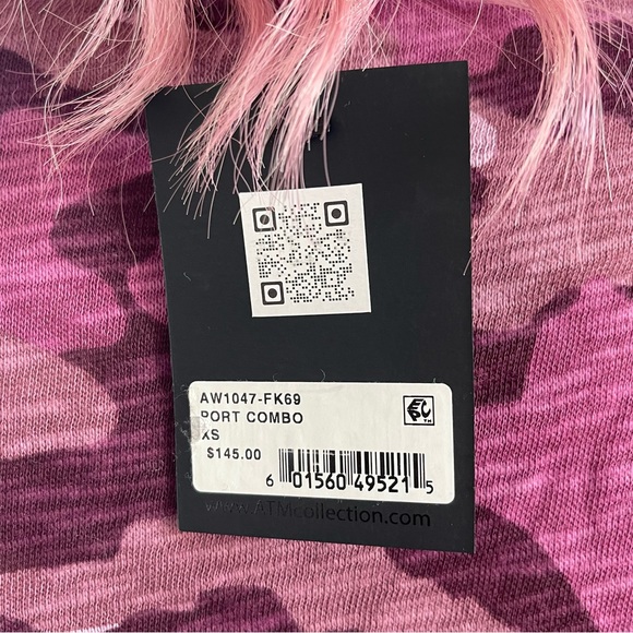 ATM pink and purple camo long sleeve lightweight t-shirt size XS - Picture 7 of 10